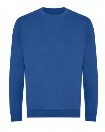 Kereknyakú organikus pulóver, Just Hoods AWJH230, Royal Blue-XS
