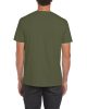 Gildan softstyle, GI64000,  kereknyakú pamut póló, Military Green-L