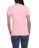 Softstyle Női póló, Gildan GIL64000, kereknyakú, rövid ujjú, Light Pink-L