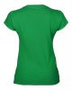 Softstyle V-nyakú Női pamut póló, Gildan GIL64V00, Irish Green-2XL