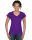 Softstyle V-nyakú Női pamut póló, Gildan GIL64V00, Purple-L