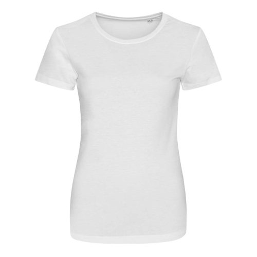 Tri-blend Női környakas póló, Just Ts JT001F, Solid White-2XL