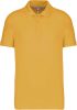 Kariban férfi rövid ujjú galléros piké póló KA241, Yellow-XL